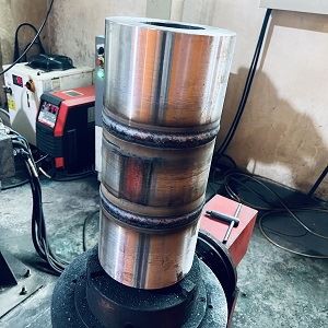 Soldadura multicapa de maquinaria de construcción